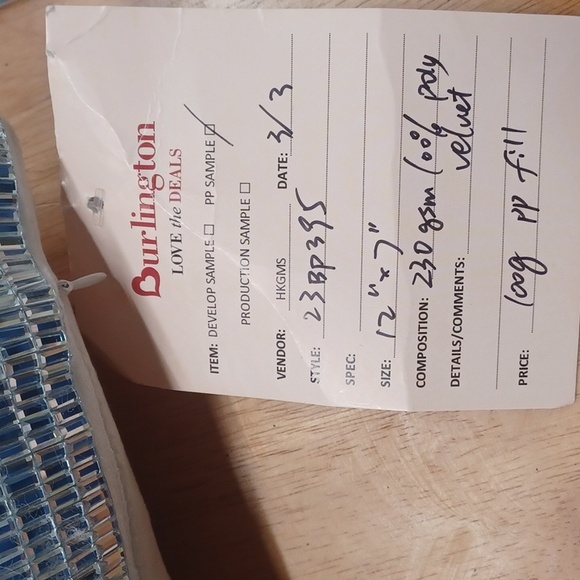 Silver Decorative Pillow - Picture 5 of 5